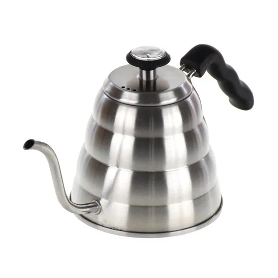 40oz Coffee Stainless Steel Kettle Coffee Tea Pots with Built-in Thermometer Kw002_3