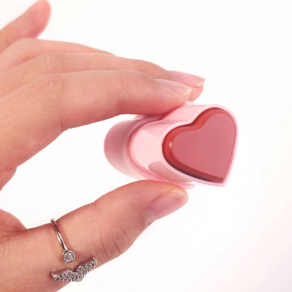 Waterproof High Pigment Vegan Pink Blush Stick with Mineral Sunscreen
