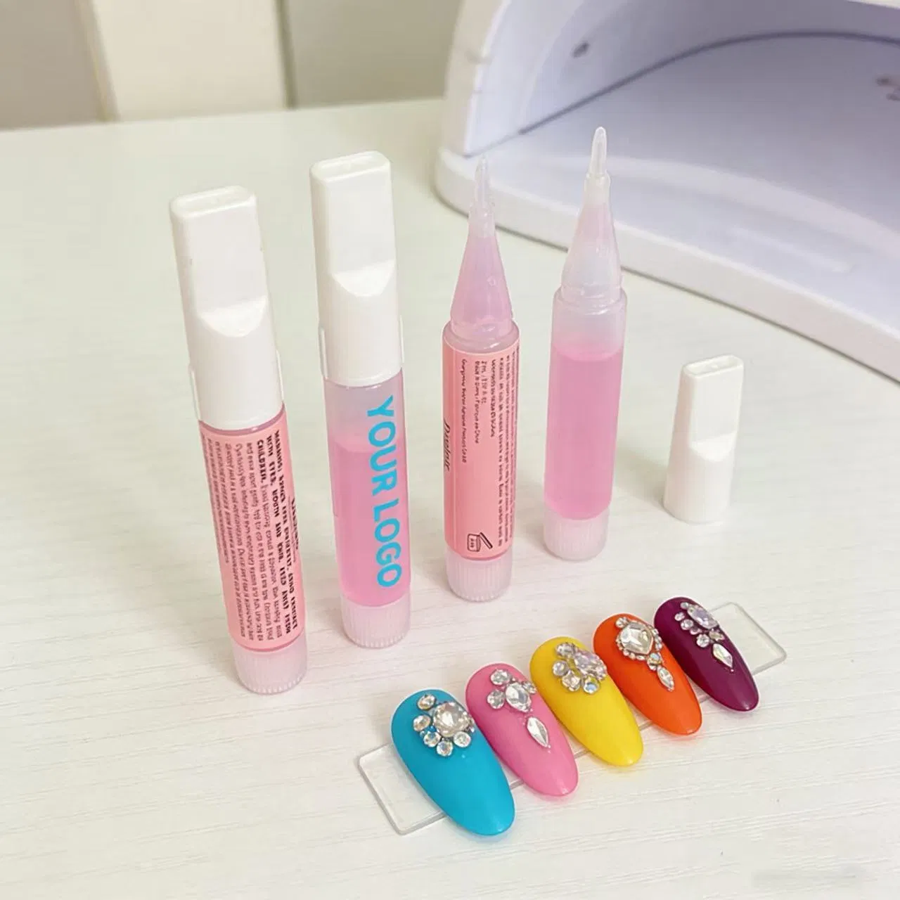 Home-Use Easy-Apply OEM Strong Ethyl Cyanoacrylate Nail Glue for Cracked Nails
