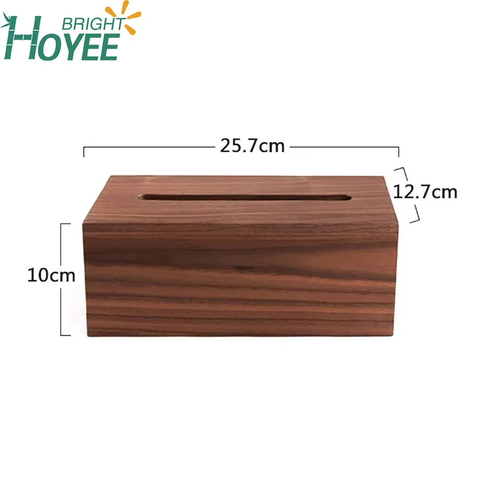 Walnut Solid Wood Tissue Box Sitting Room Tissue Box