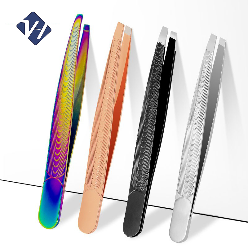 Excellent Quality Eyebrow Hair Plucking Tweezers Stainless Steel Hot Sale Eyebrow Tweezers