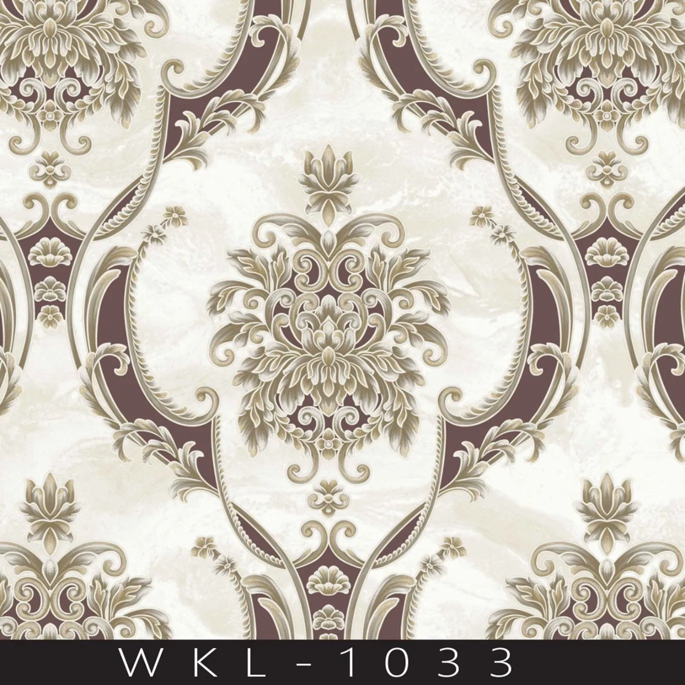 3D Foam Wallpaper Luxury Damask Wall Paper 106cm Width Waterproof Foaming Soundproof Wallpaper for Home Decor