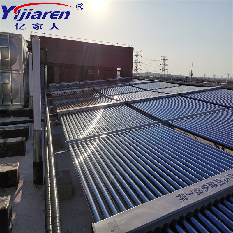 Горизонтальный вакуумный солнечный коллектор для нагрева воды