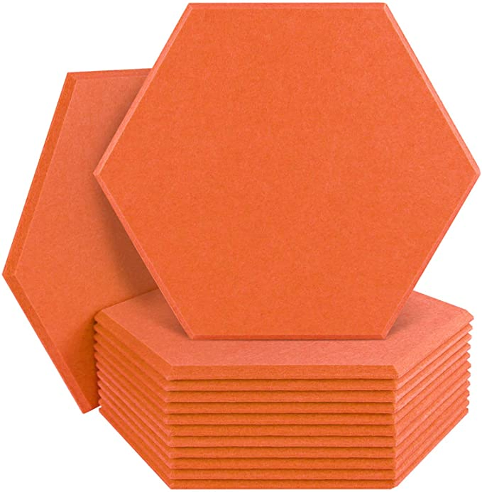 Modern Hexagon Soundproof Acoustic Wall Panels for Home Decor