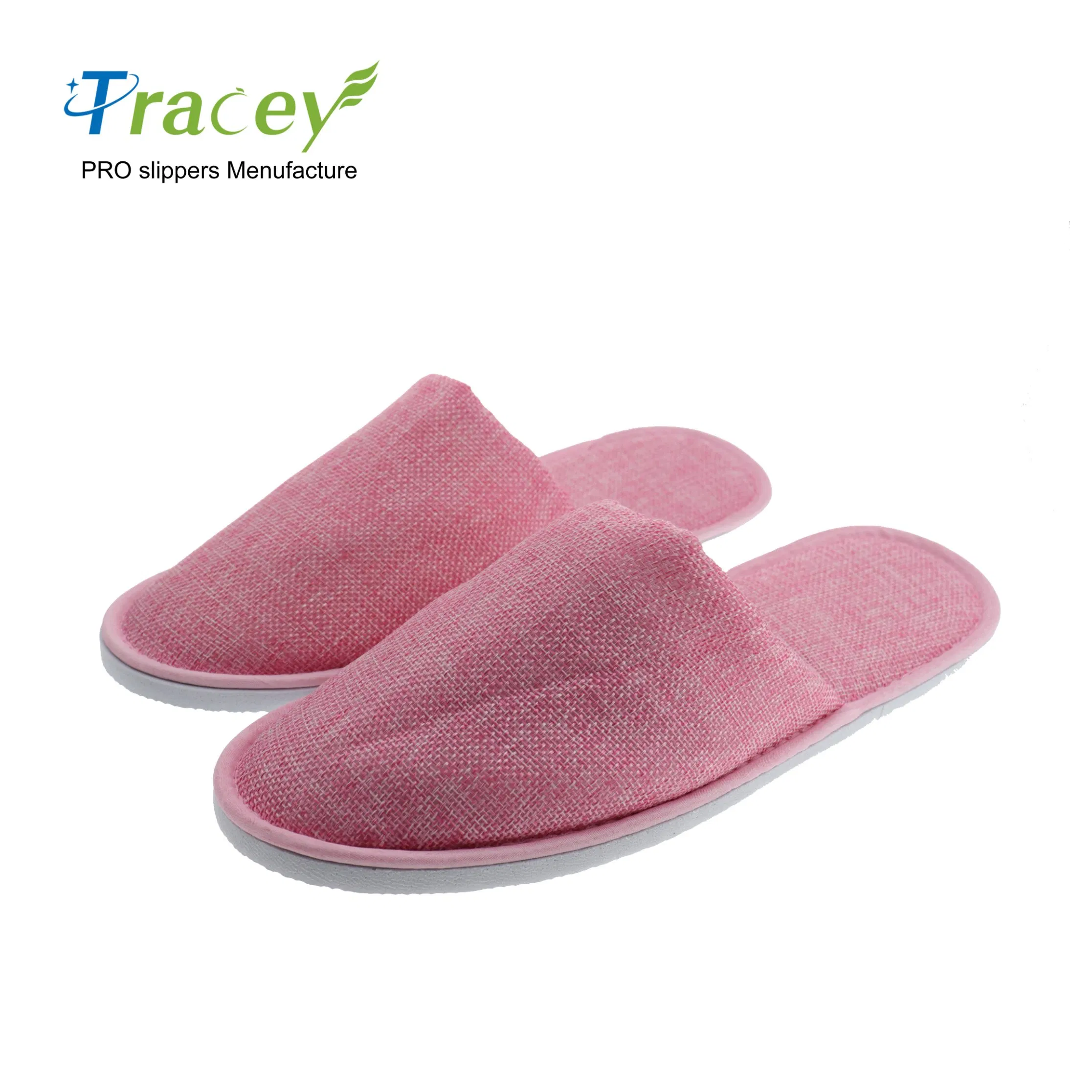 Hotel Disposable Coral Fleece Slippers-Comfortable Soft & Portable Travel Size