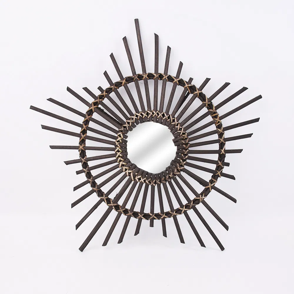 New Fashionable Rattan Mirror Wall Mirror for Wall Decoration