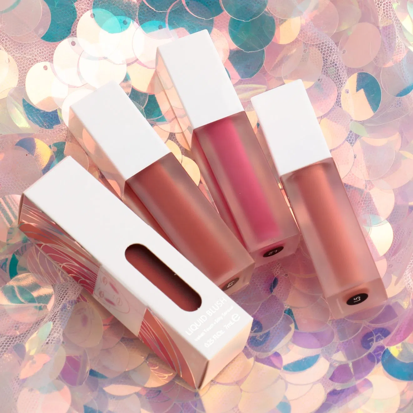 Accept Customized Logo Makeup Base Cream Velvet Liquid Blusher