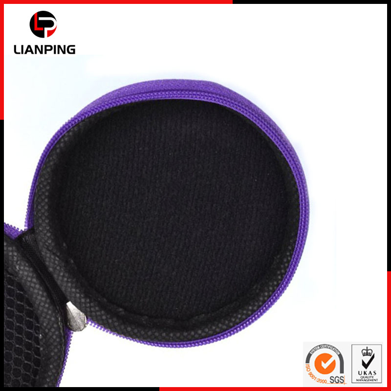 Чехол для наушников EVA ударопрочный с сетчатым карманом