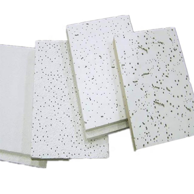 Sound-Absorbing Mineral Fiber Ceiling Board 15mm Thickness 60X60cm