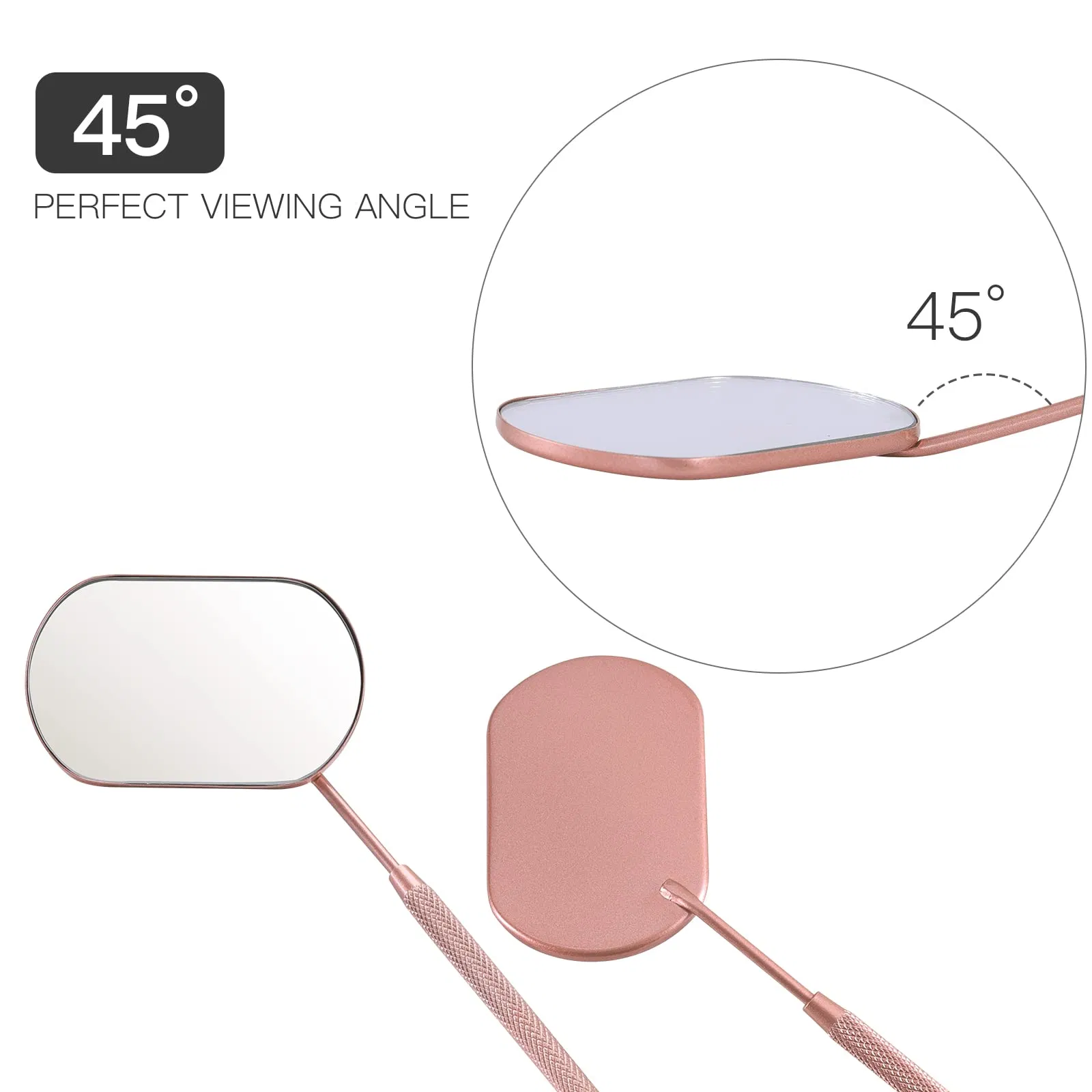 Mtlashes Eyelash Extensions Factory Detachable Eyelashes Mirror Large Square Handheld Beauty Mirror