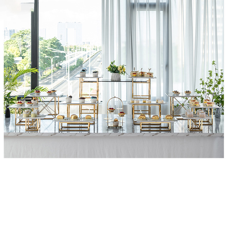 Dessert Table Decoration Display Buffet Pastry Snack Rack for Catering Buffet
