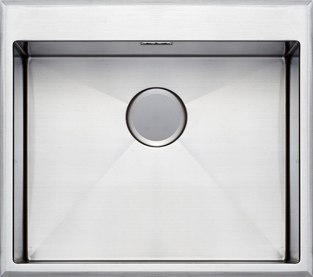 Elegant 304 Stainless Steel Kitchen Sink with Single Bowl Design