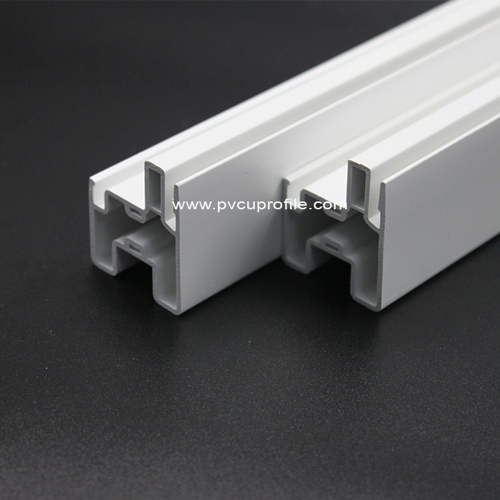 Americano Linea PVC Ventanas De Termopanels Vinyl Patio Door Profiles for Window and Door