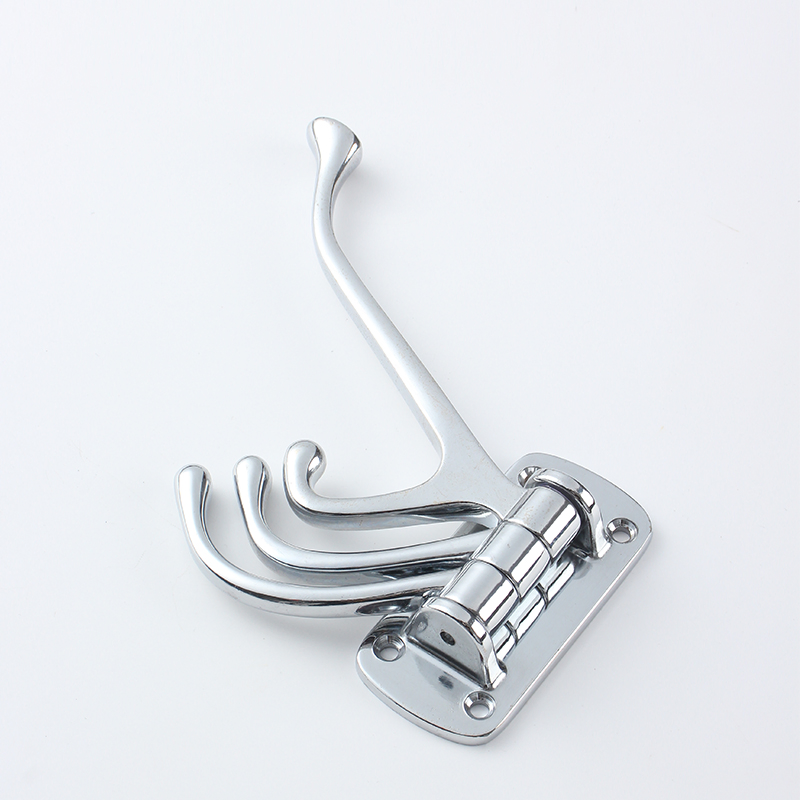 Zinc Alloy Modern Hanging Coat Wall Rotating Clothes Hook for Hotel