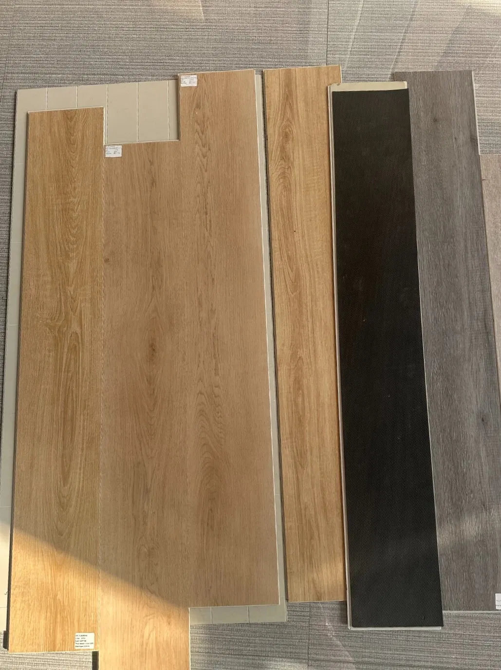 Spc Stone Plastic Vinyl Tiles Composite Flooring Plank 6mm