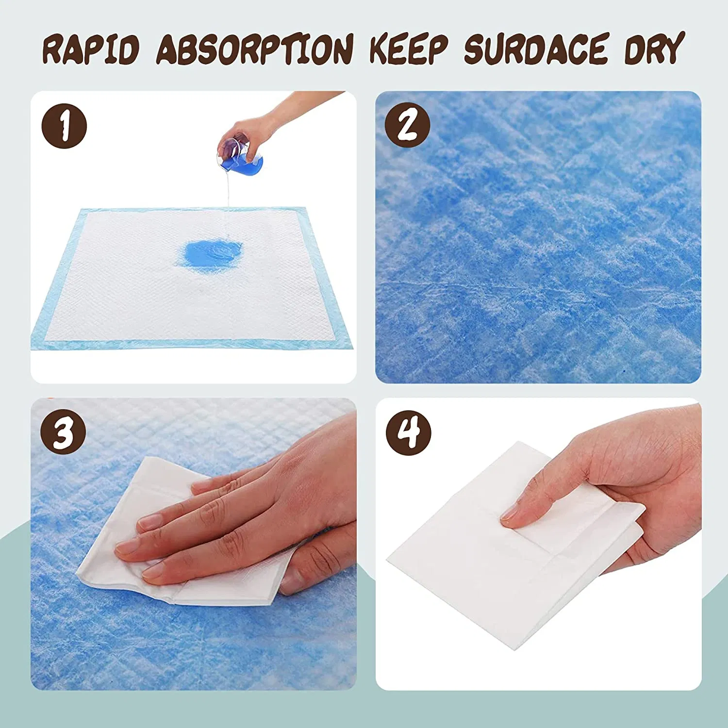 OEM Customized Underpad with ISO CE Certificate Disposable Under Pad for Adult Care China Manufacturer