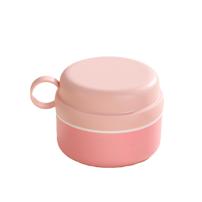 Modern Round Plastic Bento Box for Stylish Lunches