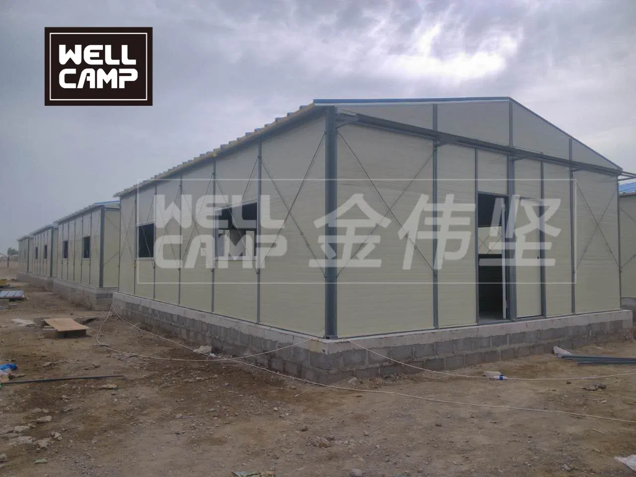 Low Cost Galvanized Prefab Livestock Light Steel Structure Cattle Farm K House Building Construction