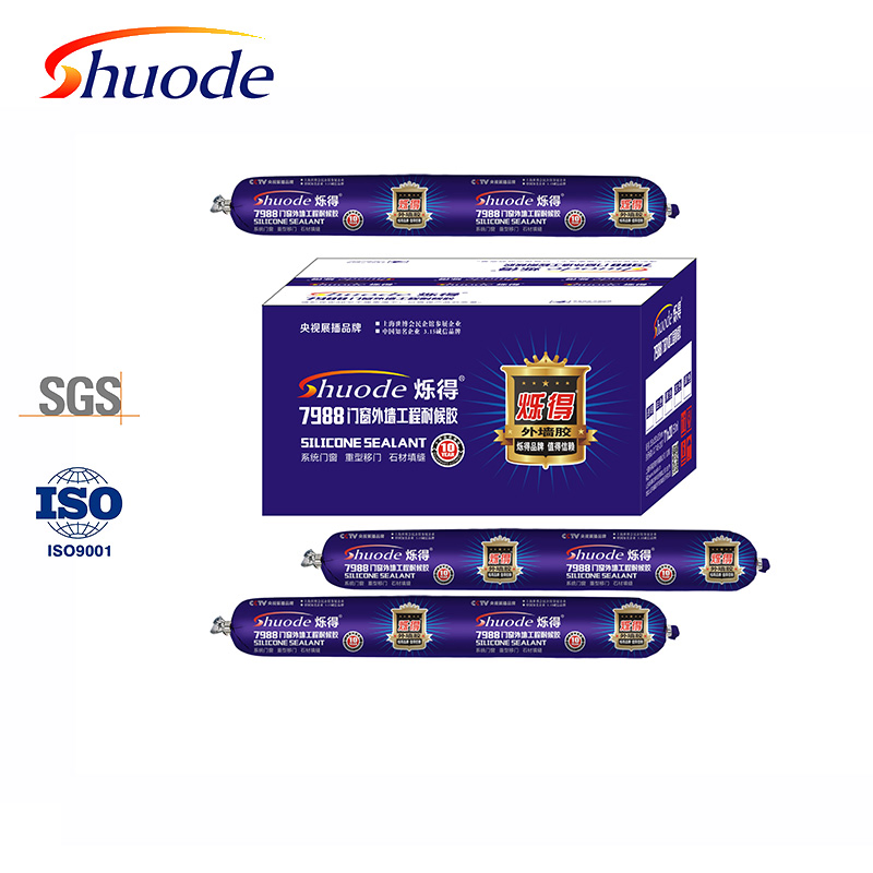 Waterproof Adhesive and Sealant for Glass and Wood High Viscosity Silicone