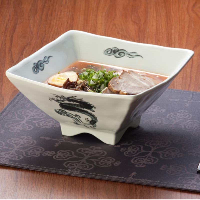 High Quality Square Ramen Noodle Bowl for Restaurant