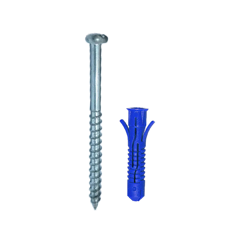Plastic Expansion Nail Wall Anchor Screw