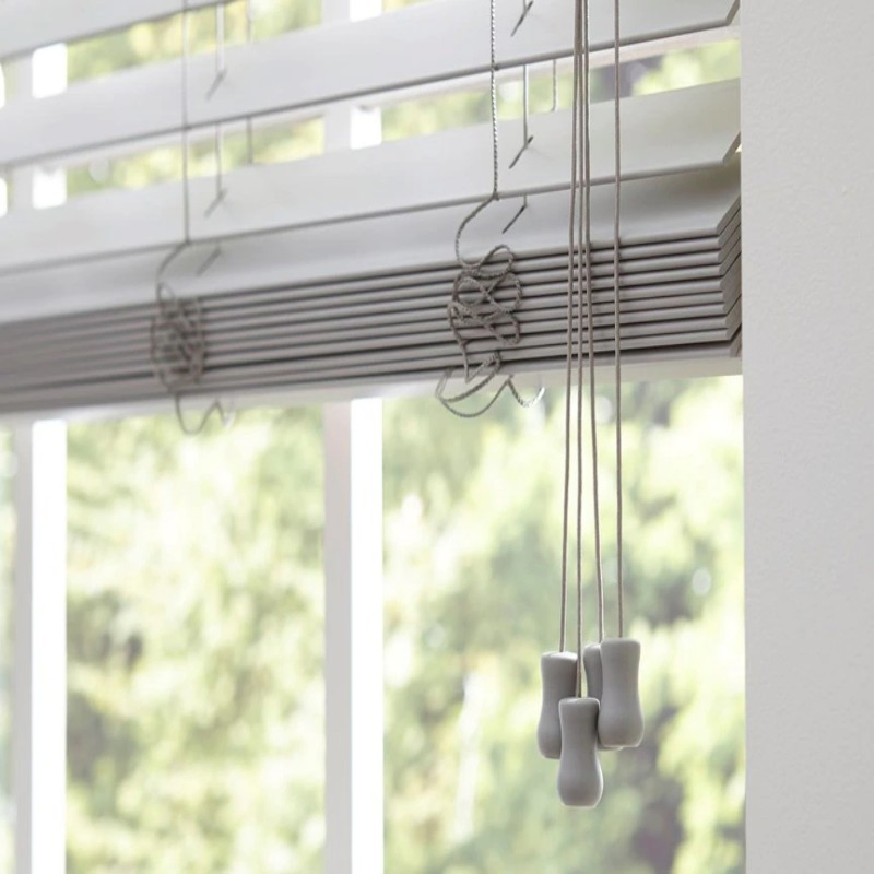 Full Blackout Day and Night Vinyl 25mm Slat Venetian Blind