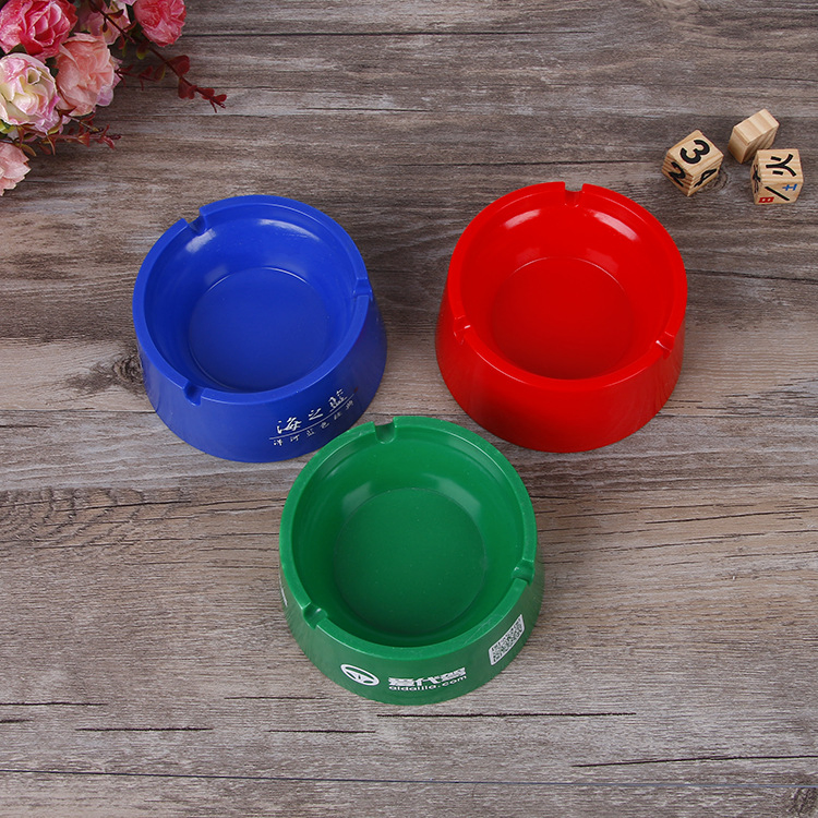 Plastic Ashtray Cheap Custom Printing Melamine Decorative Ashtray