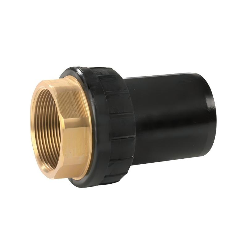 Brass Double Pipe Elbow Coupling Union Sanitary Fitting for Gas Station