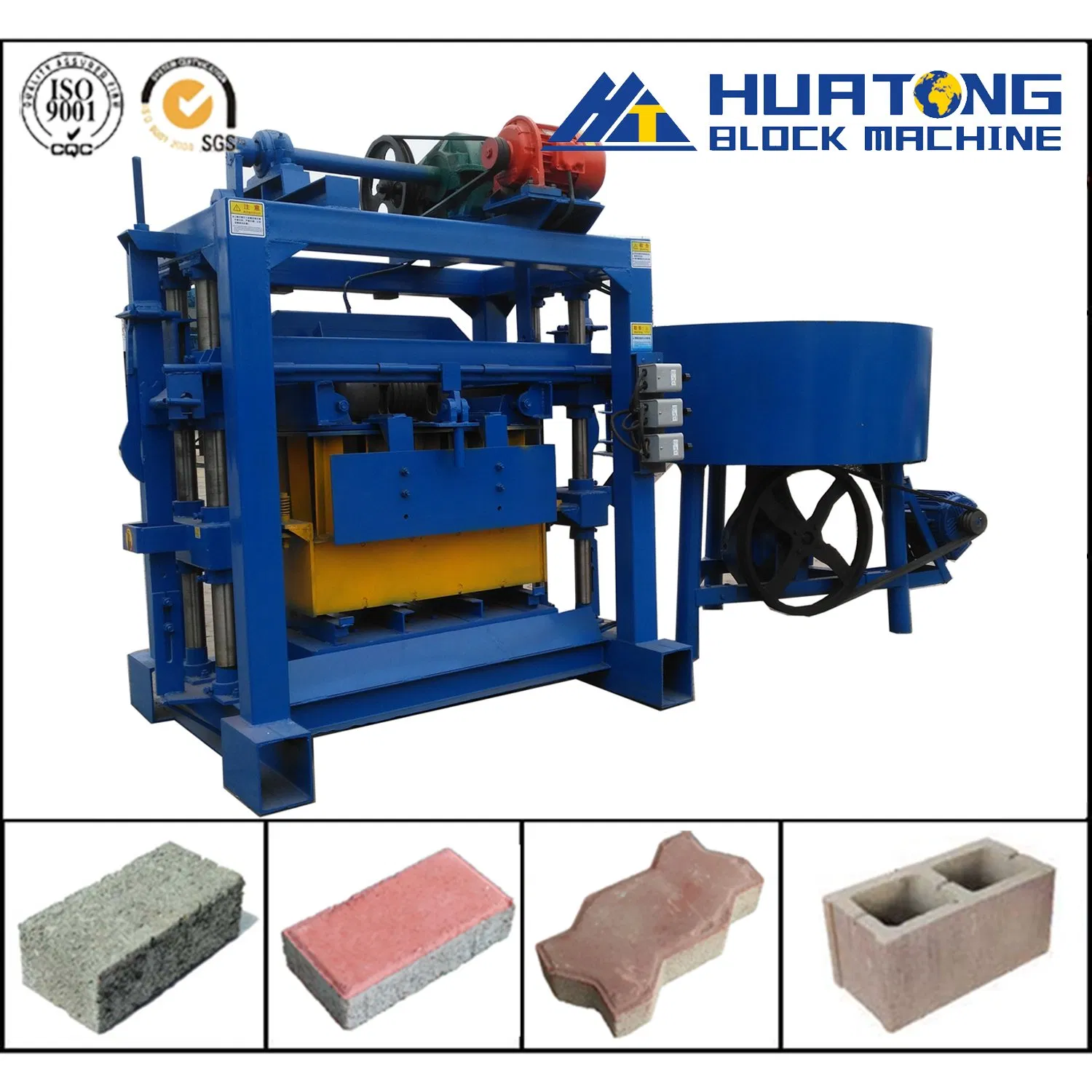 Qt4-40 Concrete Block Making Machine
