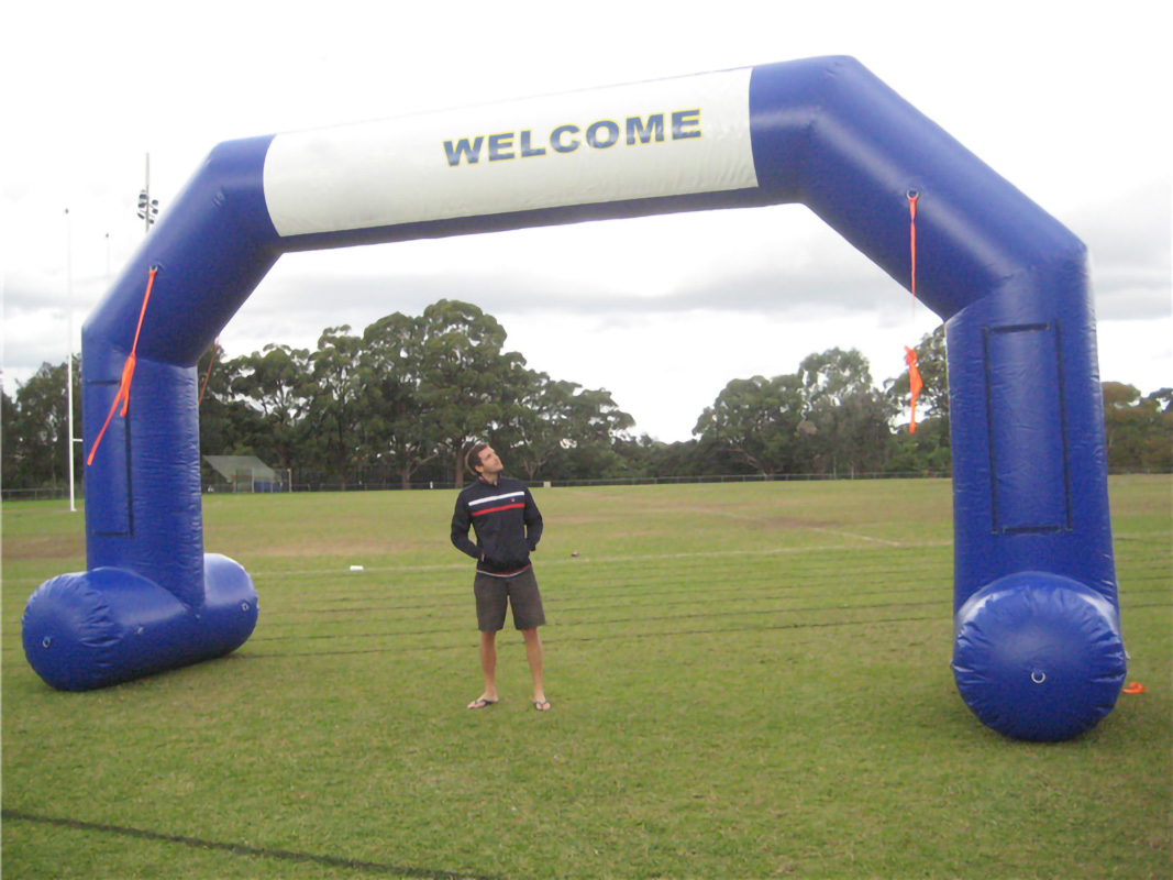 Inflatable Entrance Arch for Amusement Park Entrance Outdoor Inflatable Welcome Arch for Amusement Park