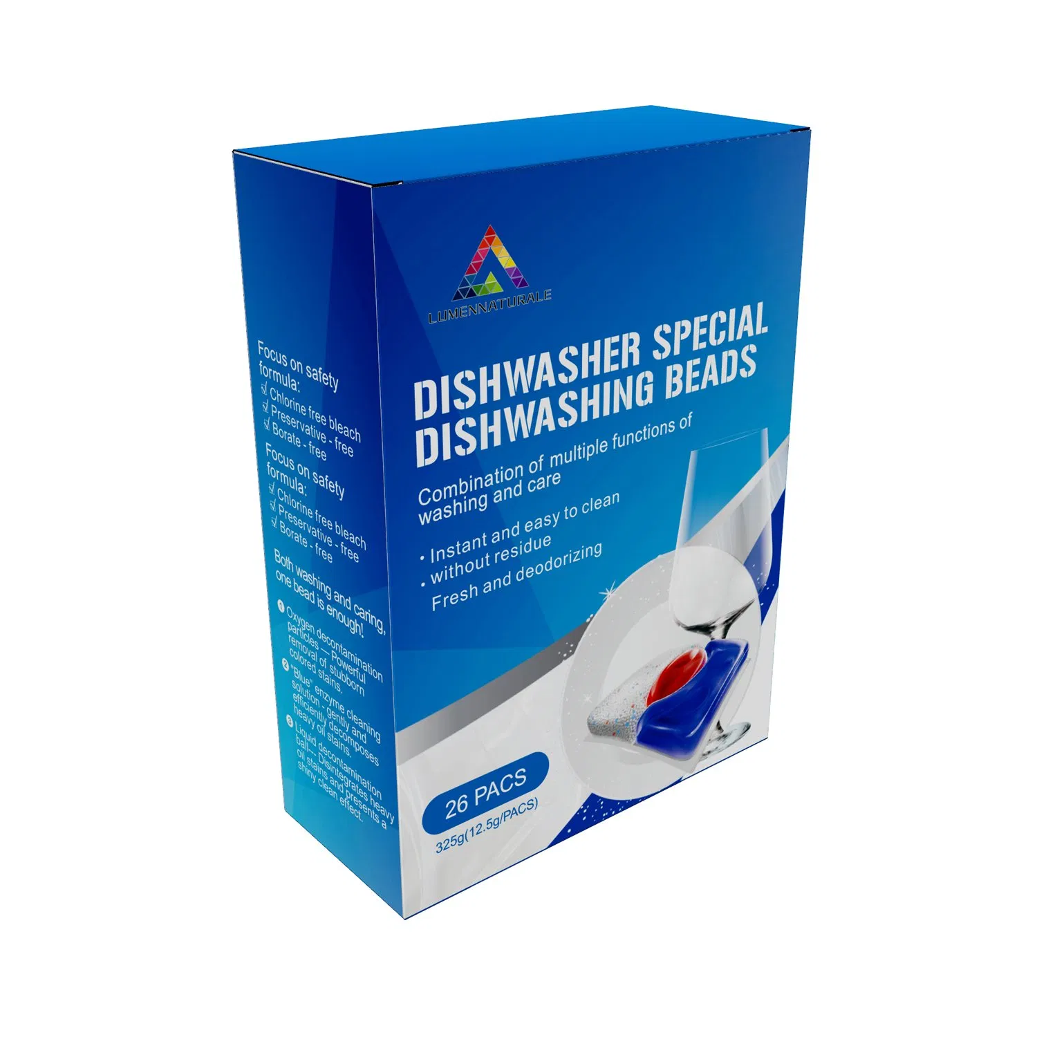 Deep Cleaning Dishwasher Pods Dishwashing Detergent Capsules Heavy Duty