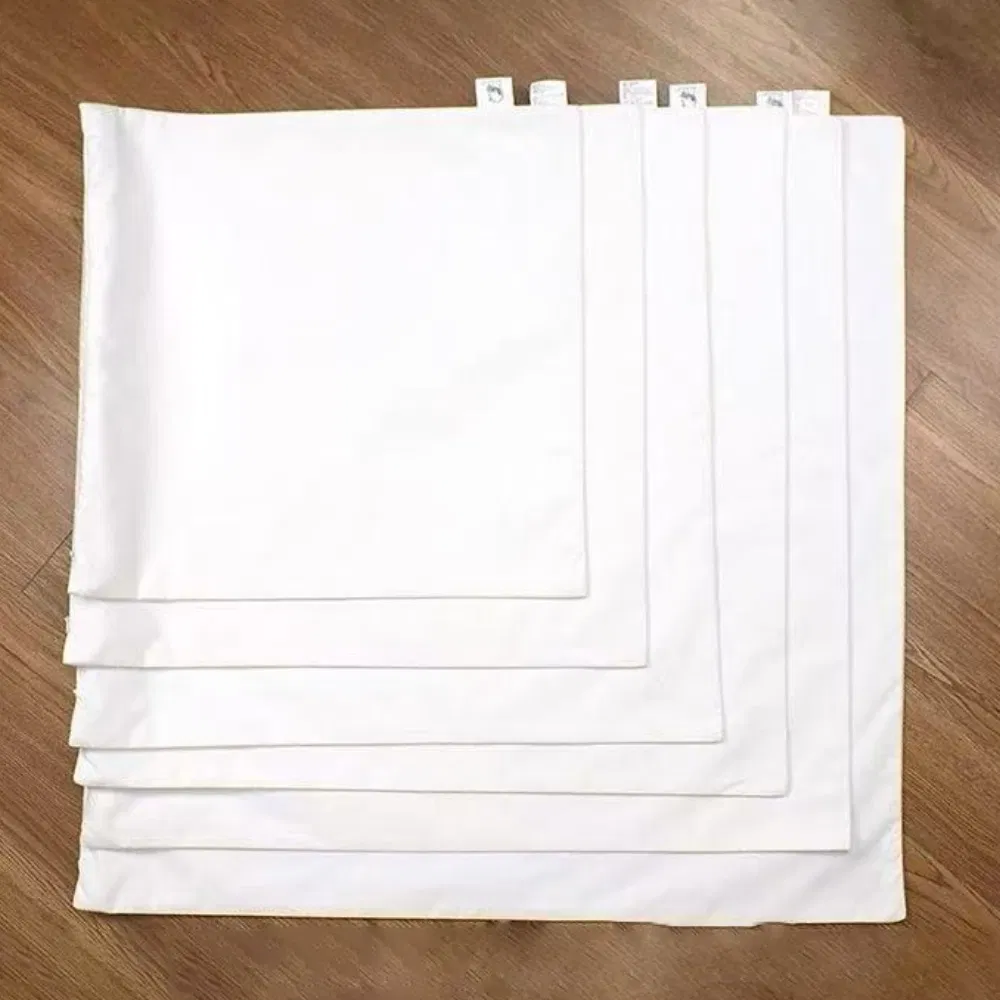 Economy 200tc Pillowcases - 100% Cotton Plain Weave, Overlock Seam Standard Size (MOQ 100pairs)