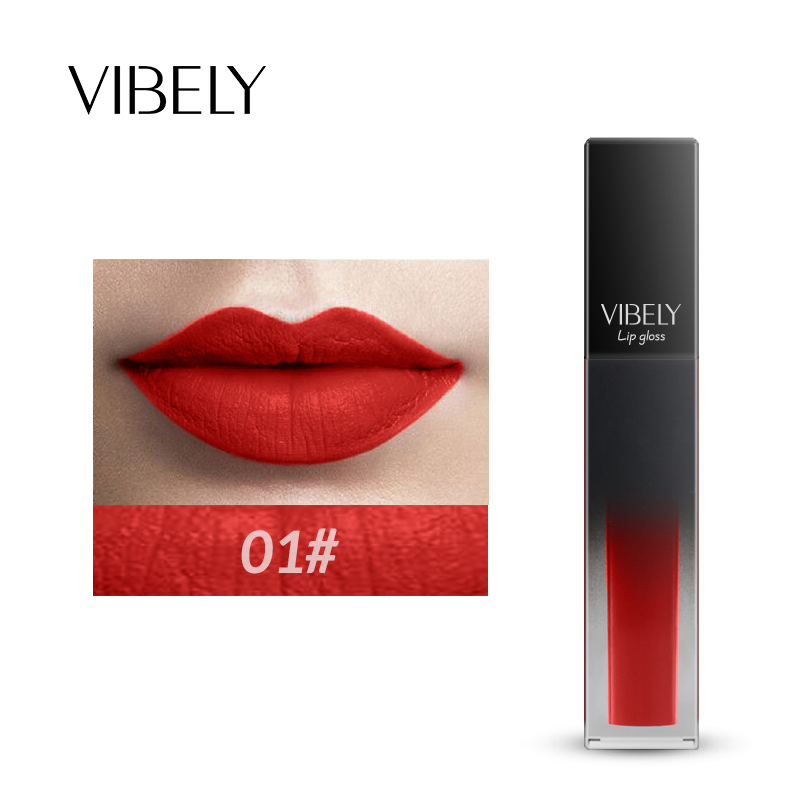 Vibely Waterproof Lasting 30 Color High Pigment Matte Velvet Lipgloss Liquid Lipstick