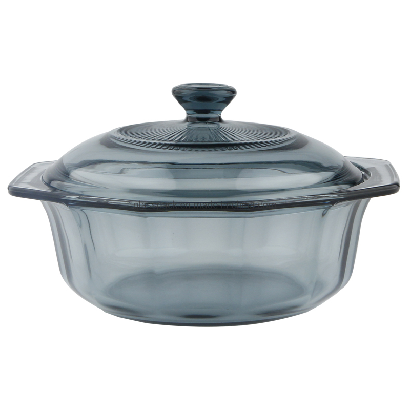 1000ml 33.81oz Tempered Cookware Transparent Cookware Wholesale Soup Gas Boiler Kitchen Soup Glass Cooking Pot