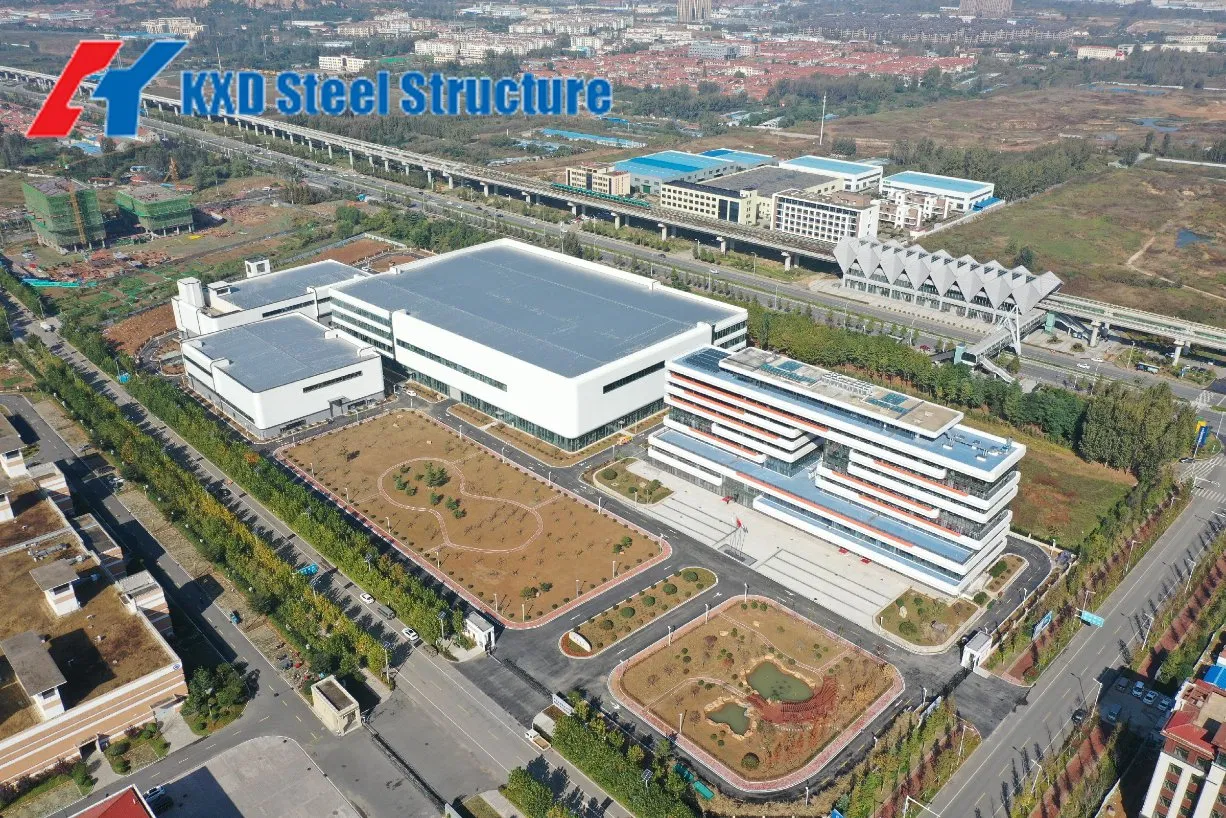 Structural Roofing Frame Part Carbon Steel Steel Structure Office Building