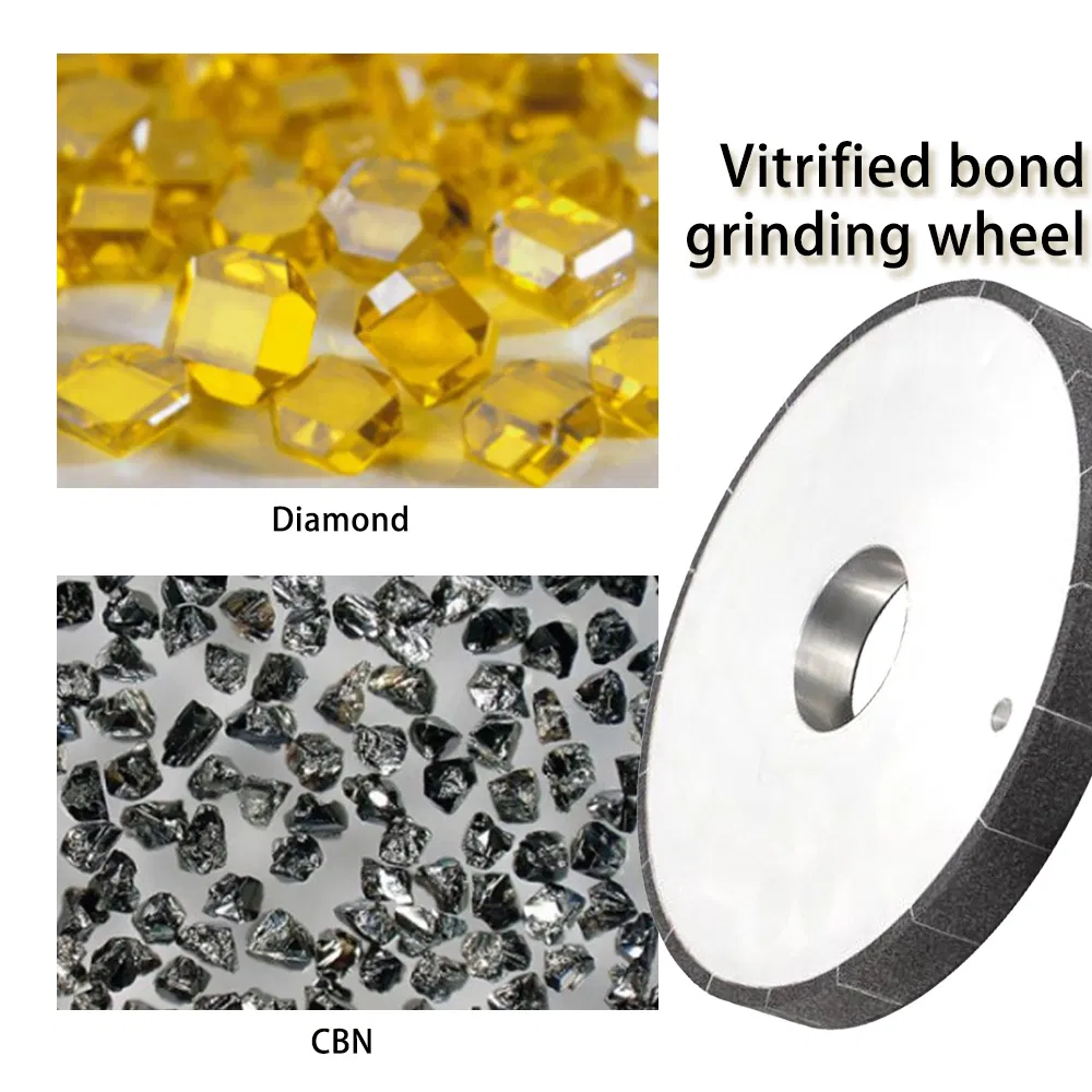 14A1 Vitrified Bond CBN Grinding Wheels for Auto Parts Crankshaft or Camshaft Grinding Wheel