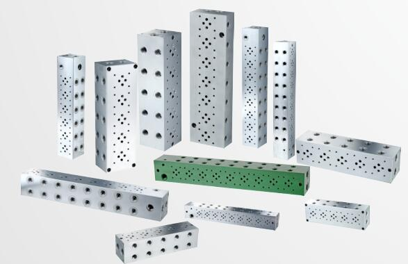 Valve Adaptors Hydraulic Manifold Block Aluminum Manifolds