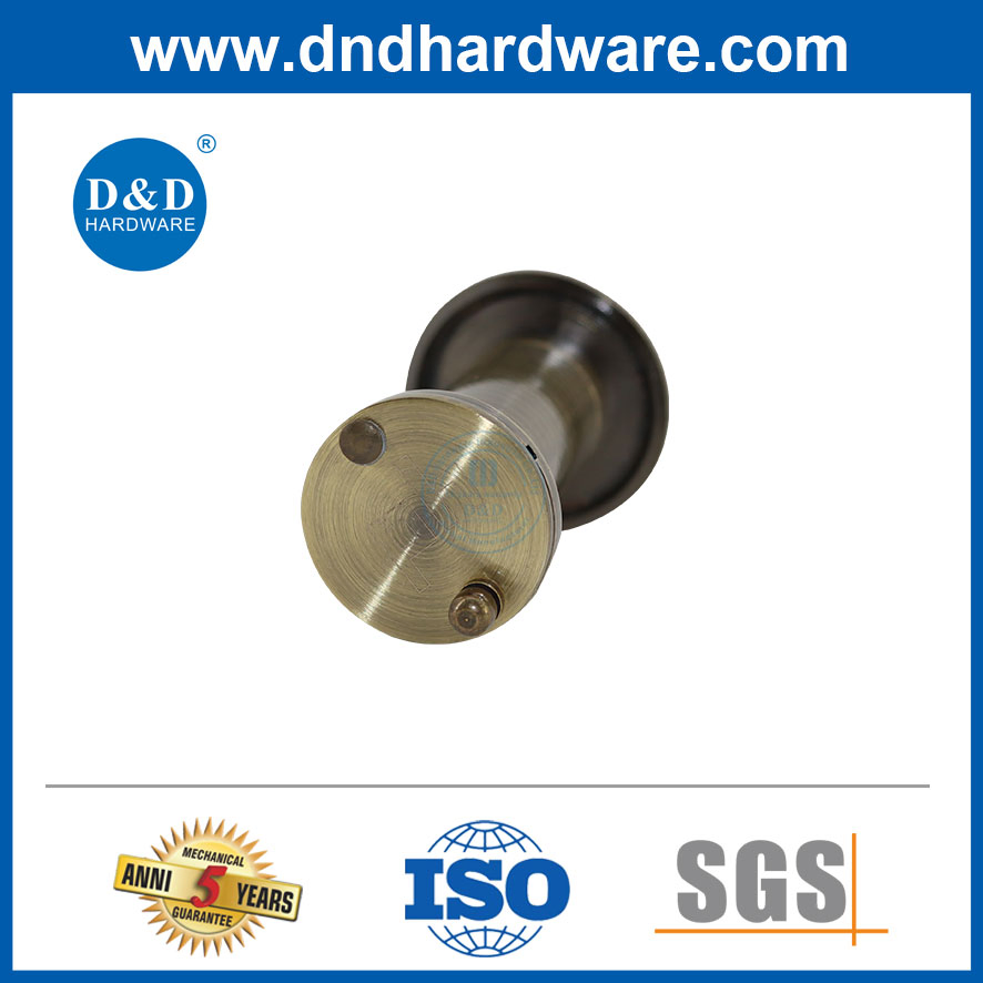 High Quality Antique Brass Exterior Door Peephole Viewer for Hotel House Security