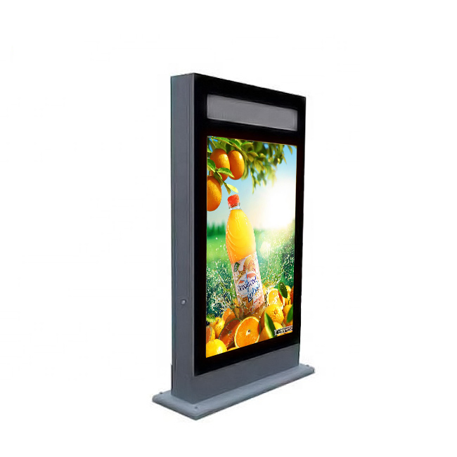 Outdoor Full Color Aluminum P8 LED Mupi Light Box Customization