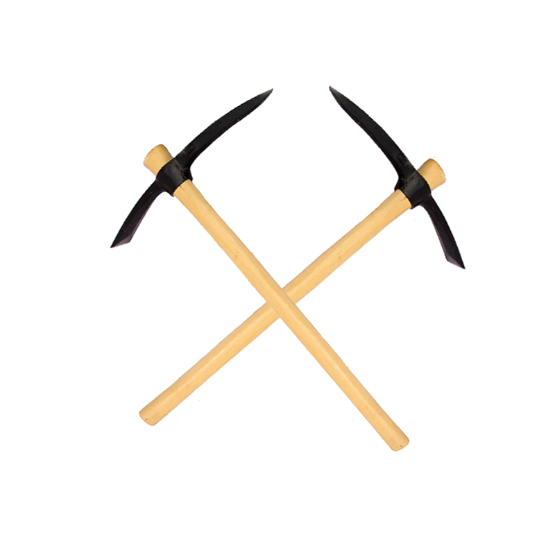 Hautine P412 Type Steel Pick with Wood Handle