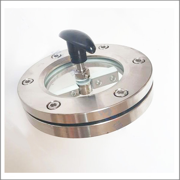 Sanitary Stainless Steel Flange Sight Glass with Brush