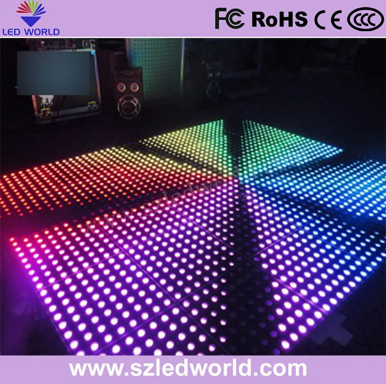 P6.25 Outdoor IP65 Acrylic Dancing LED Display with Radar System Suitable for Small Area