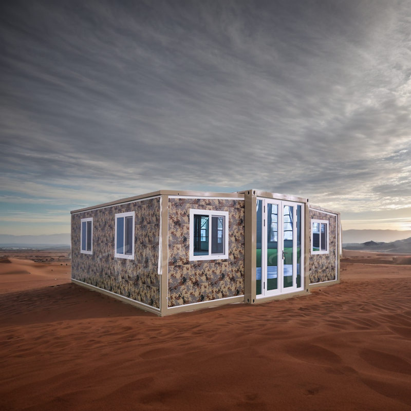 Customized Transportable Aluminium Glass Office House