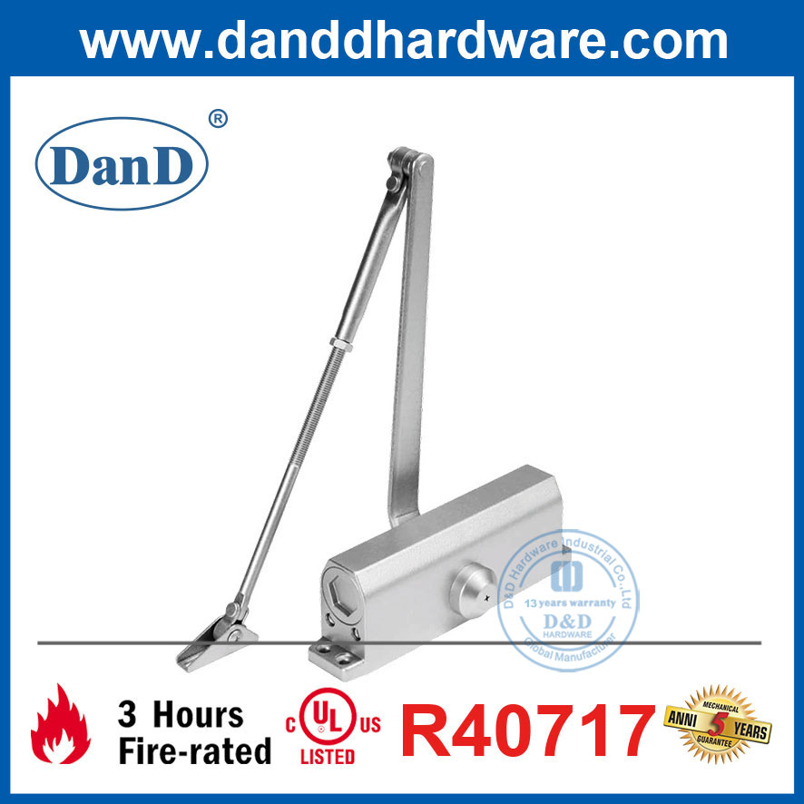 UL Backcheck Fire Rated Adjustable Overhead Metal Entry Door Closer
