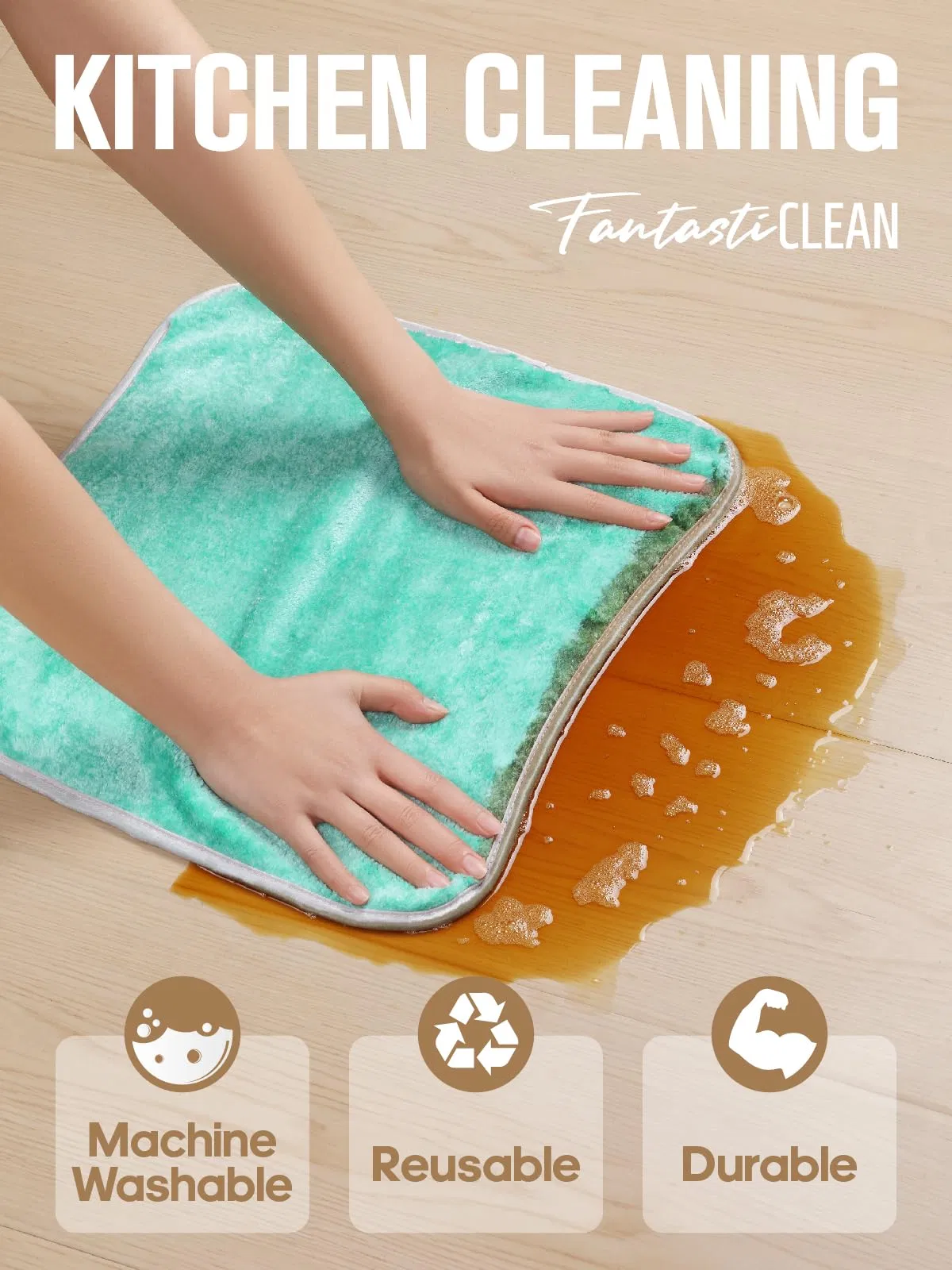 Premium 6pack 700GSM Car Quick Dry Towel Microfiber Cleaning Cloth with Twisted Loop & Coral Fleece
