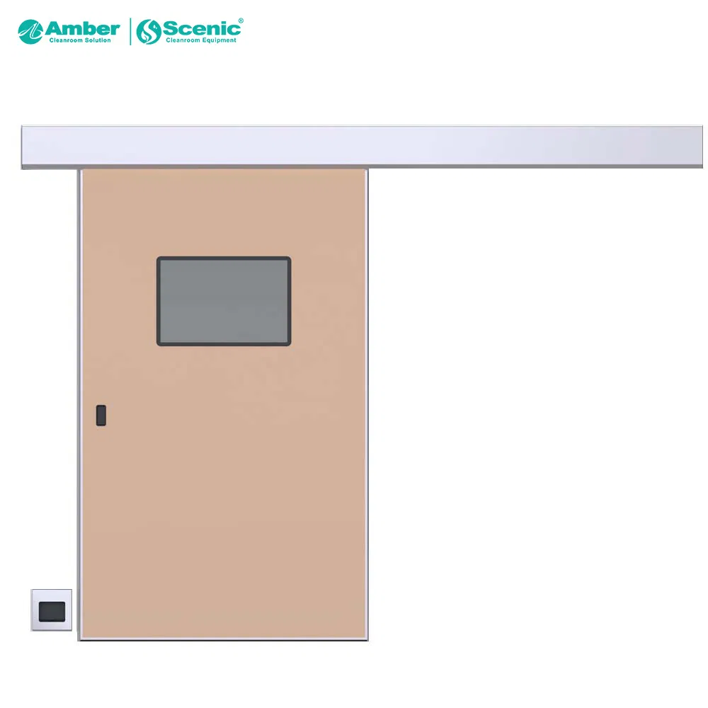 High-Performance Clean Room Sliding Door with Hermetic Seal for Hospital