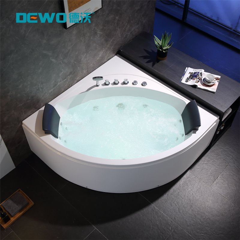 Вентиляторный угловой акриловый джакузи для спа (LL715)