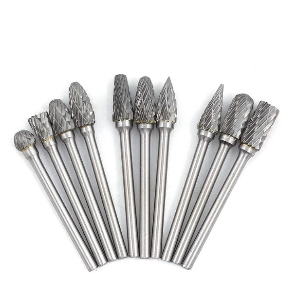 Набор фрезерных головок из карбида вольфрама, 10 шт