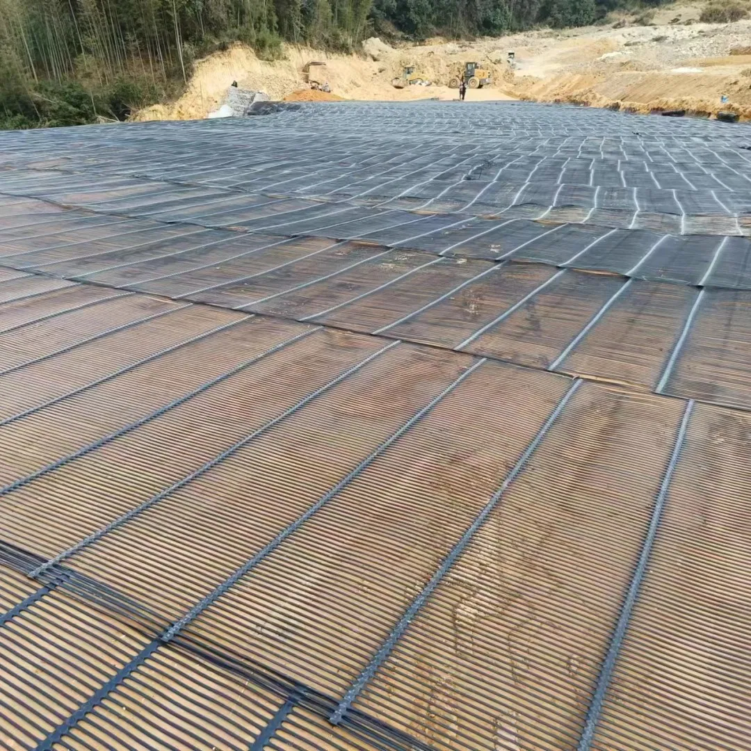 20kN 50kN Grass Fiber Geogrid for Retaining Wall