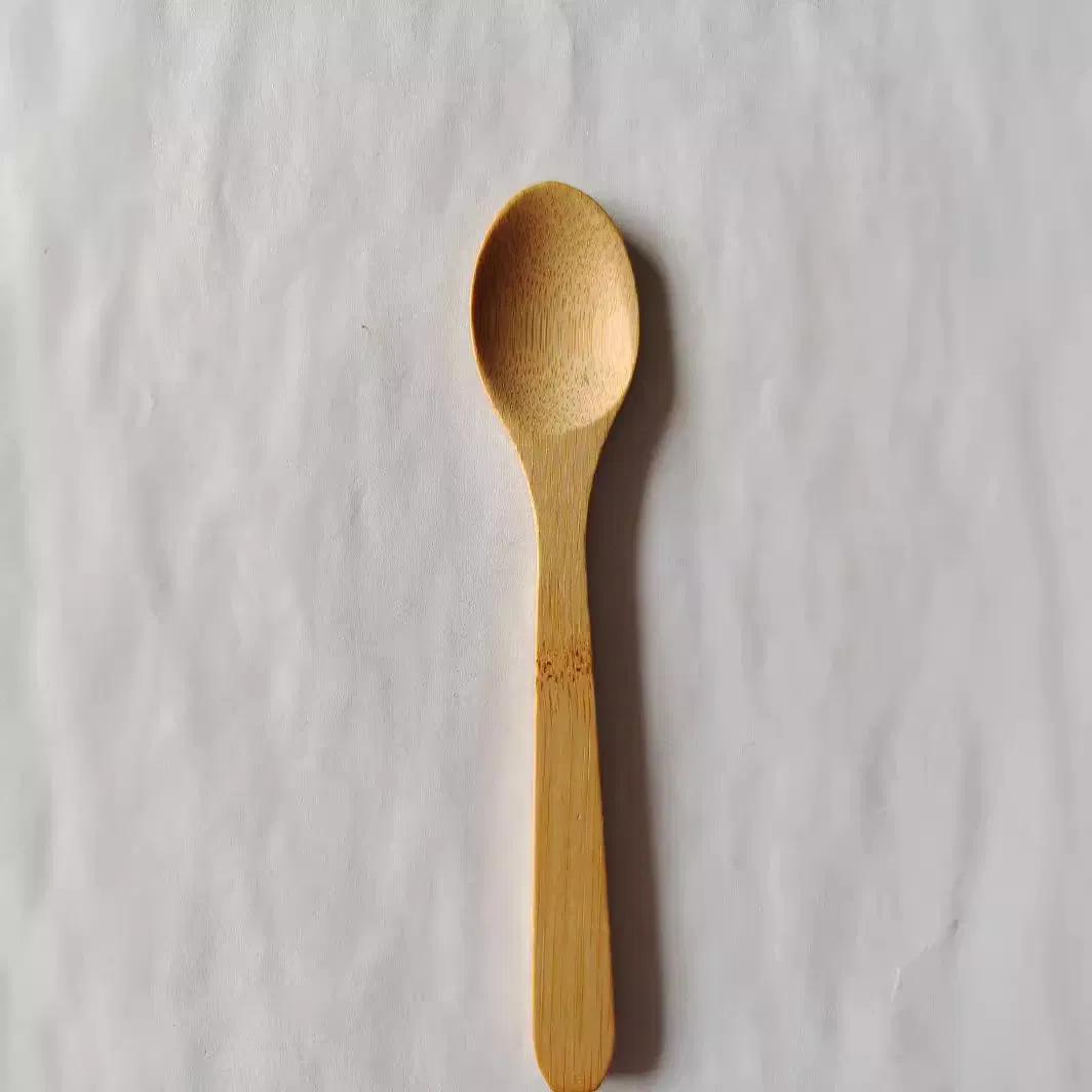 Cheap Simplicity Sisal Glow Wooden Solid Color Long Spoon